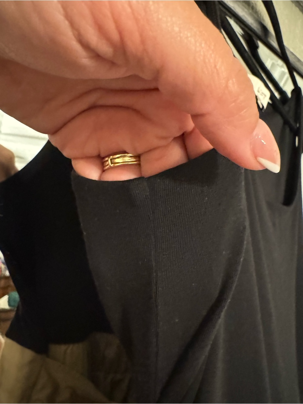 LOFT Black & Tan Maxi Skirt Dress - Picture 7 of 7